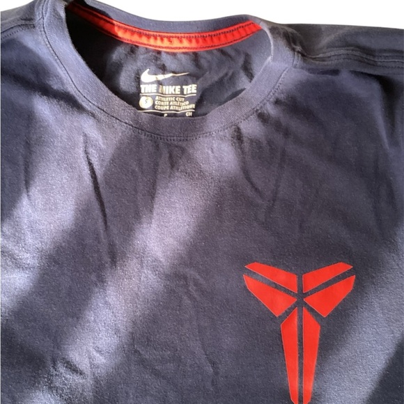 Nike KOBE Olympic USA shirt, red stripes & stars, navy blue T-shirt size Small - Picture 2 of 5